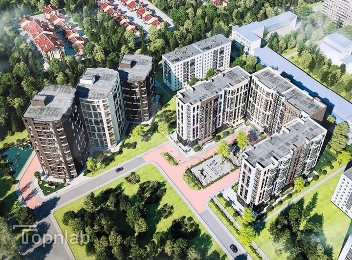 1-к. квартира, 41,8 м², 9/13 эт.