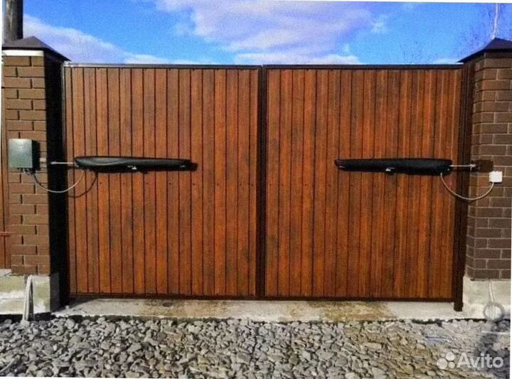 Автоматика для распашных ворот (Алютех)