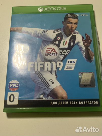 Игры на xbox one (Fifa18-19) диски