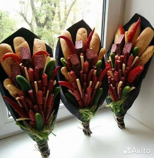 Съедобные букеты для мужчин