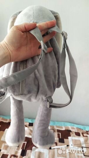 Мягкая игрушка заяц рюкзак