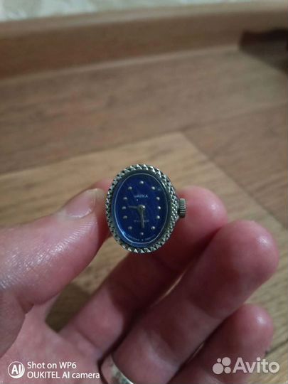 Часы-перстенек чайка СССР