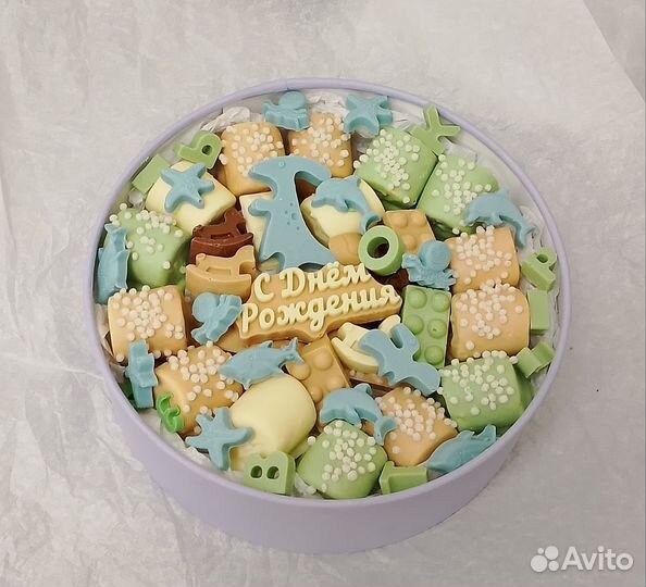 Сладкий подарок бельгийский шоколад и маршмеллоу