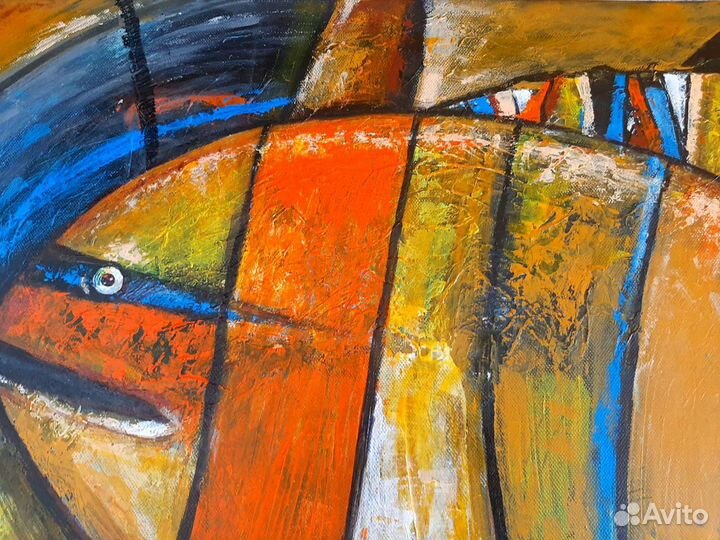 Картина Крупная рыба