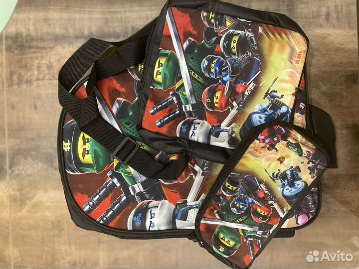 Рюкзак детский, пенал и сумка. Новый комплект