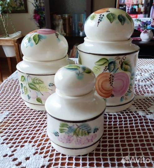 Набор банок для специй ссср,винтаж,авторская
