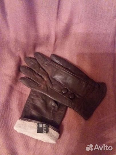 Перчатки женские натуральная кожа