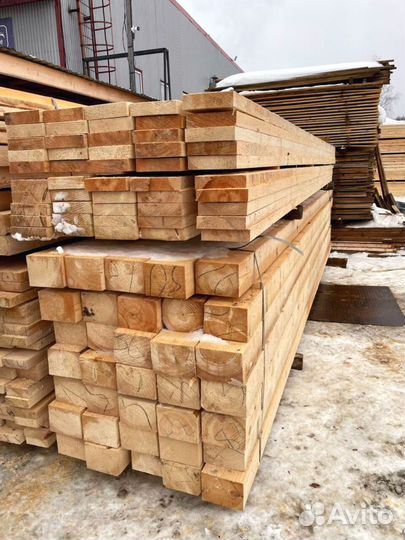 Брус обрезной 150х150х6000мм 1 сорт ГОСТ