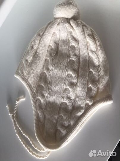 Шапка для девочки осень - зима 50-52 размера