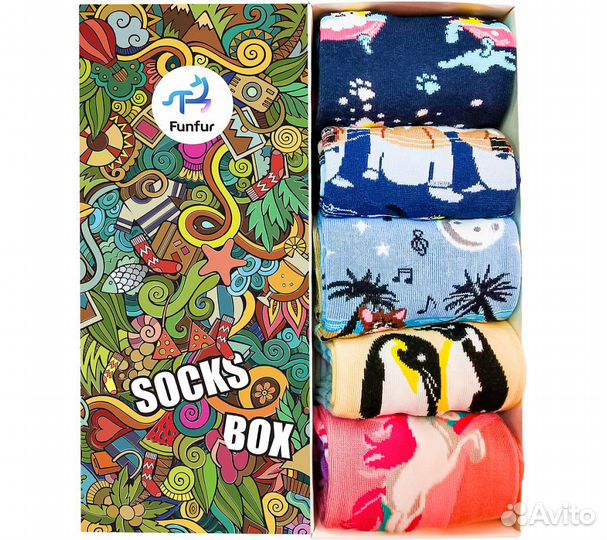 Носки Funfur Norsk в наборе 5 пар