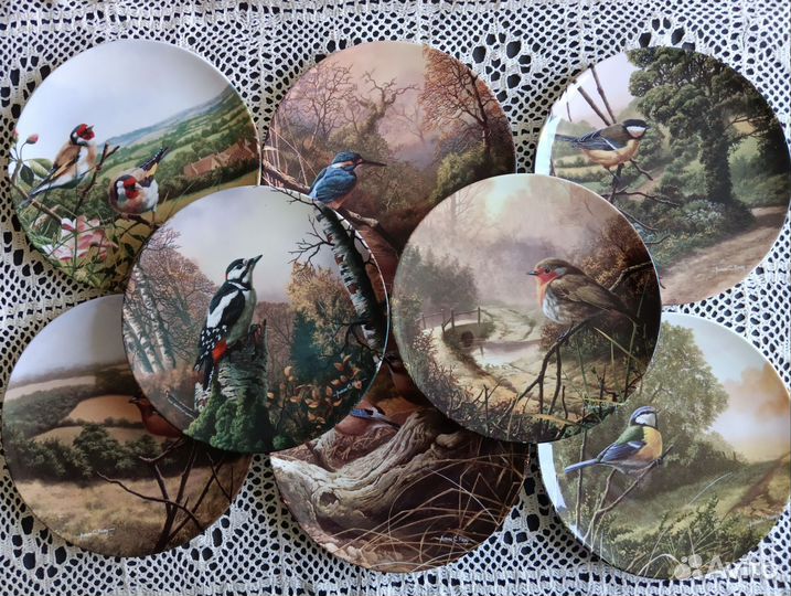 Настенные тарелки Англия Винтаж