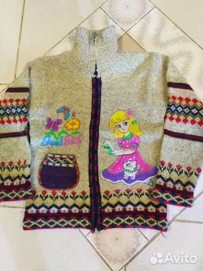 Кофта для девочки 7-8 лет