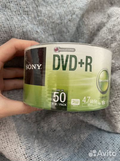 Диски болванки dvd+r