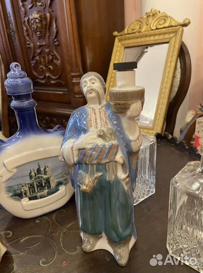 Штоф фарфор и стекло