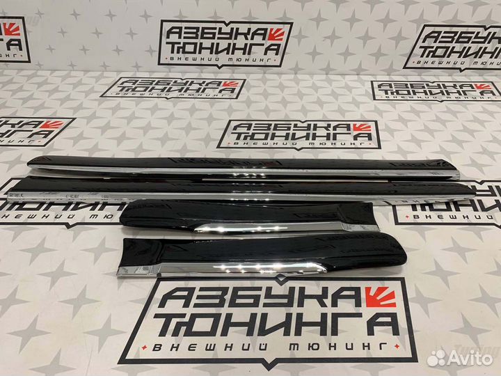 Молдинги на двери Toyota LC Prado J150 09-17г H872