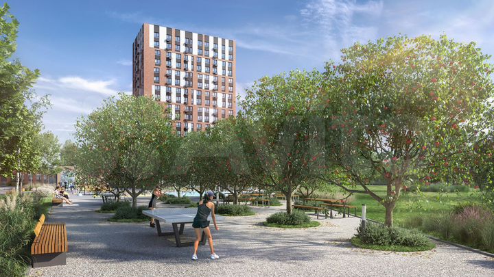 Квартира-студия, 25,4 м², 17/17 эт.