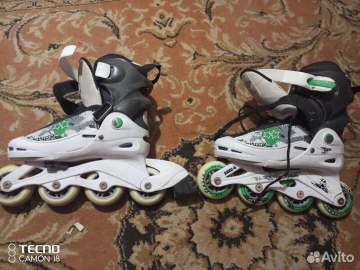 Роликовые коньки раздвижные 33-37