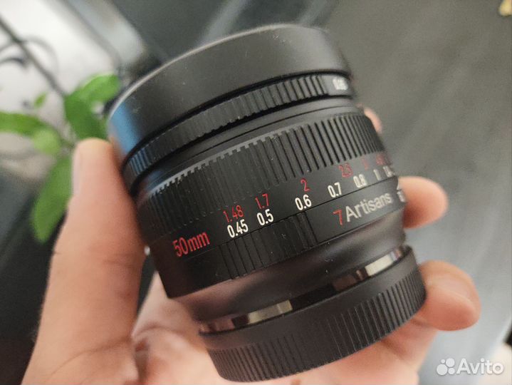 Объектив 7 artisans 50mm f0.95 sony-е