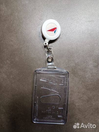 Держатель для пропуска/ ID - карты Трансаэро
