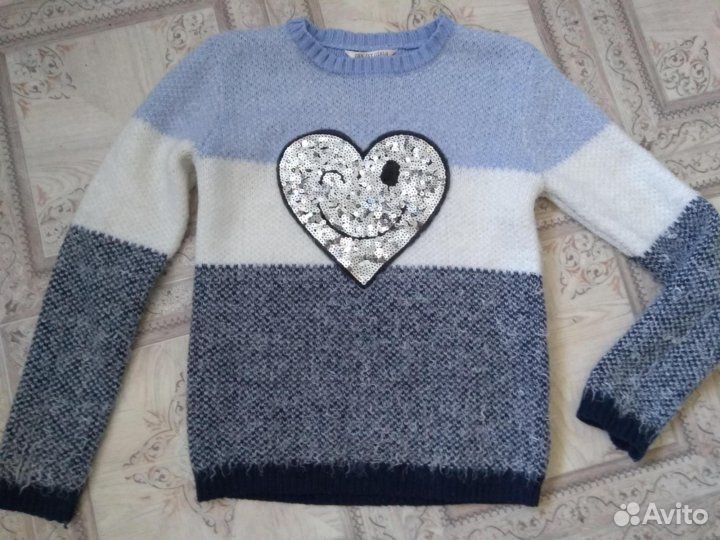 Свитера (теплые, пушистые) для девочек, рост разны