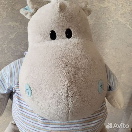 Игрушка бегемотик- морячок большой