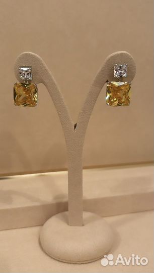 Серьги в стиле Graff премиум