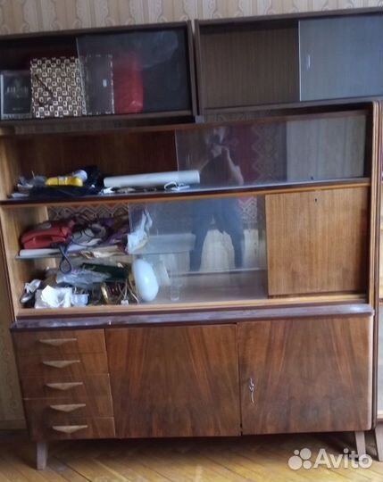 Книжные шкафы и полки СССР бу