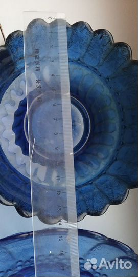 Вазы, салатники, Цветное стекло разные