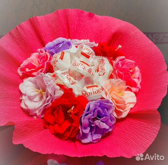 Сладкие букеты из конфет