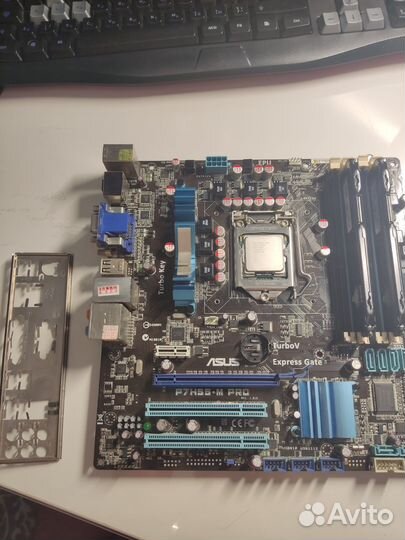 Материнская плата asus p7h55-m pro