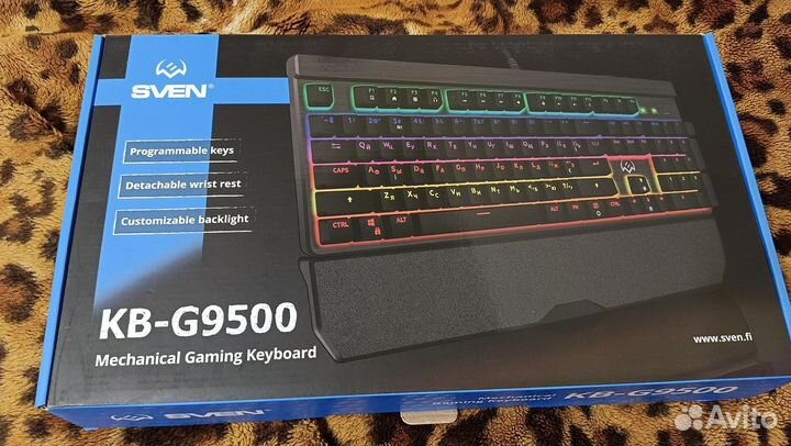 Игровая механическая клавиатура sven KB-G9500