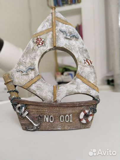 Рамка для фото кораблик