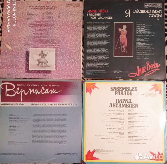 Виниловые пластинки СССР