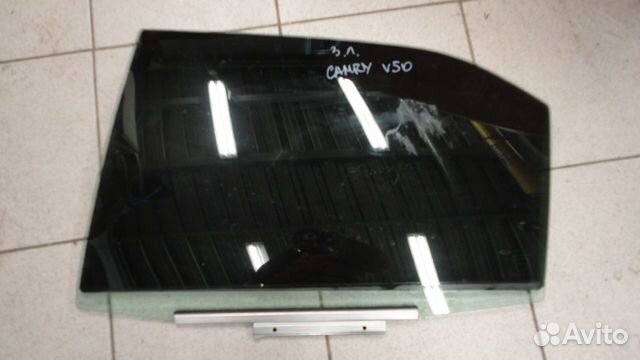 Стекло двери заднее левое Camry V50 камри в50