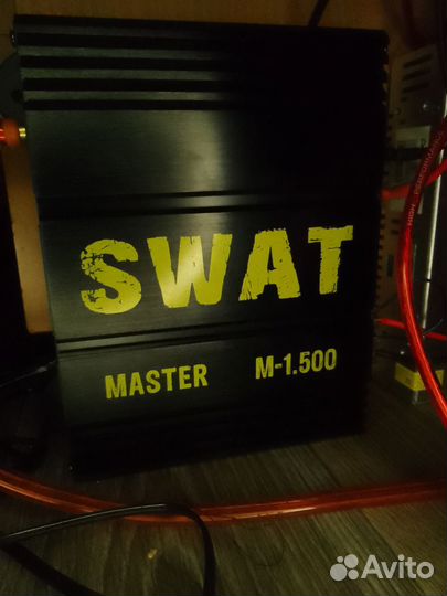 Сабвуфер и усилитель с коробом