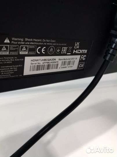 Монитор AOC 24G2ZE/BK