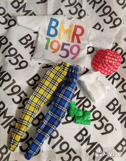 Голова Barbie bmr1959 и аутфит барби дачница лотом