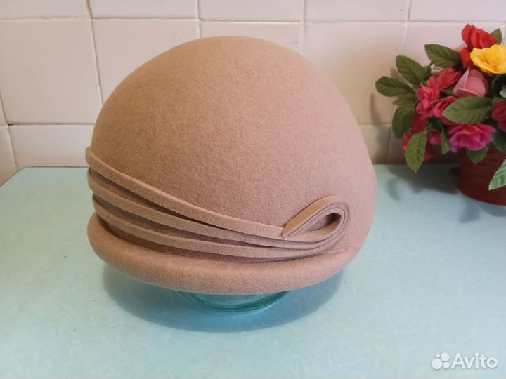 Шляпа фетровая женская новая шерсть (Россия)