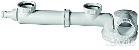 Сифон wirquin espace для двойной мойки 1 х 40