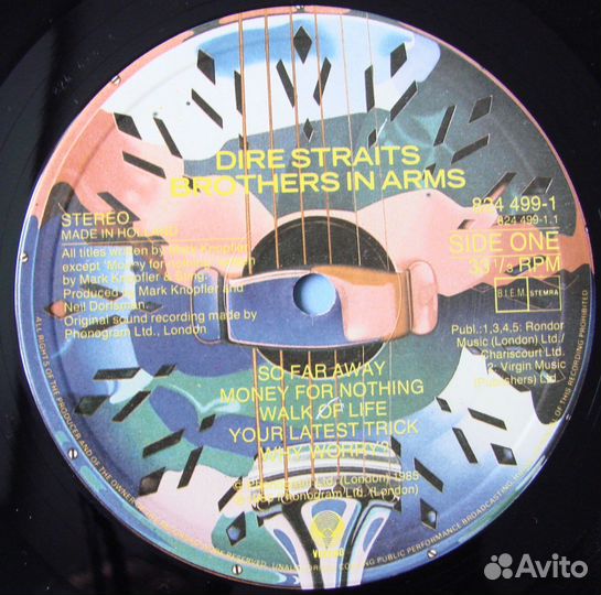 Dire straits - brothers IN arms / holland