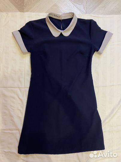 Платье синее школьное