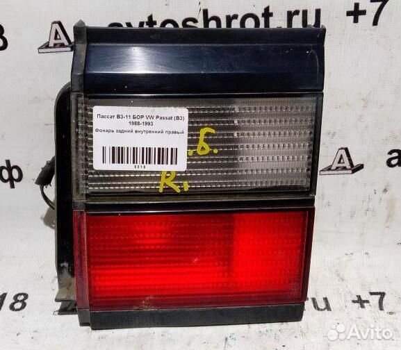 Фонарь задний внутренний правый volkswagen Passat