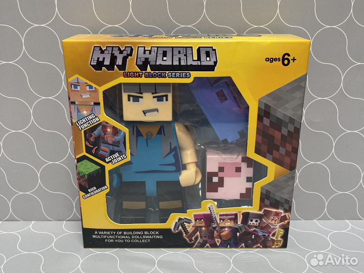 Фигурка майнкрафт большая 13 см