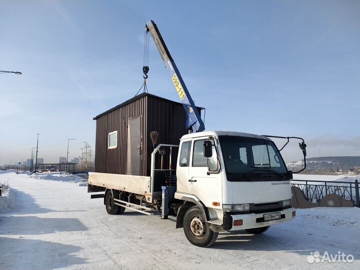 Аренда и услуги манипулятора, стрела 3 т, 8 м, борт 5 т, 5.4 м