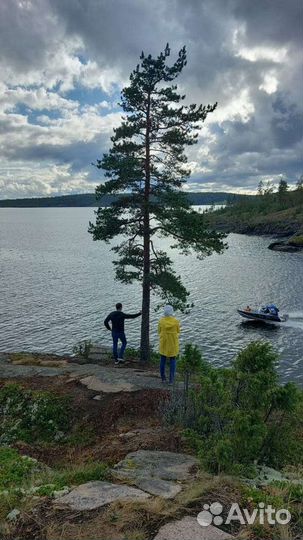 Прогулки по Ладожским шхерам на катере г. Лахденпо