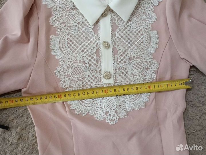 Платья пакетом 42 44 розовое пудровое белое