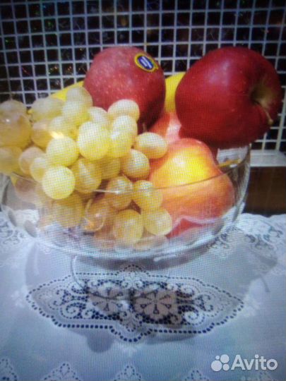 Посуда для кухни, ваза для фруктов 60х СССР