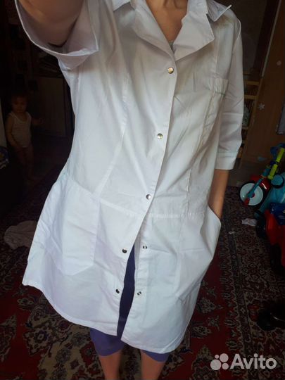 Халат медицинский 46 белый