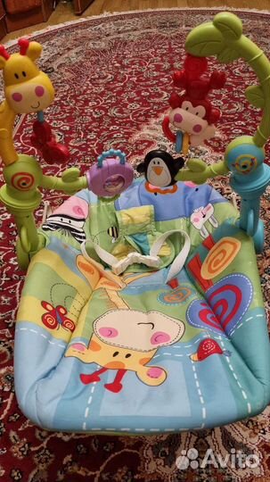 Шезлонг детский fisher