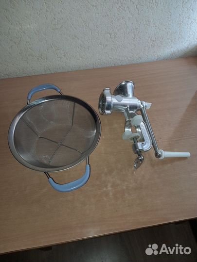 Мясорубка и дуршлаг